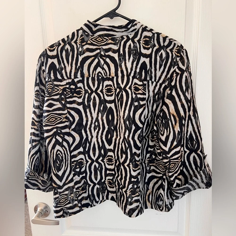 Ruby Rd. Favorites women’s size 12 abstract print casual office.